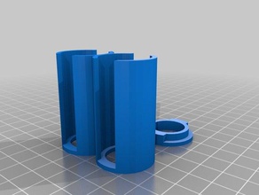 my customized parametric coin storage tubes cap nickle organization 3d print model - Mito3D