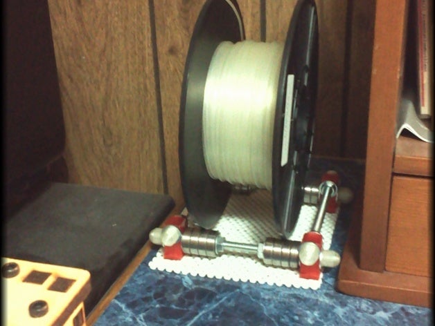 universal filamento de spool berço extremidades 3d a impressora os acessórios área trabalho para o ambiente titular spoolholder dock 3D print model - Mito3D