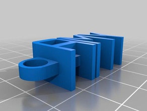 ems keychain organization customized 3d print model - Mito3D