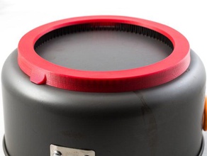 heat exchanger cover jetboil 3l pot sport outdoors 3d print model - Mito3D