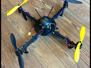 Impreso en 3d quadrotor de madera los brazos rc vehículos drone multicopter multirotor marco pixhawk quadcopter 3d print model - Mito3D