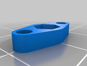 paramétrico de la tuerca soporte robótica el monte openscad parte pla 3d print model - Mito3D