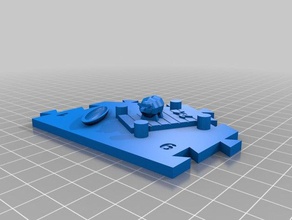 catan mavi x1 su 9-1 koyun noktası 3d baskı 3d print model - Mito3D