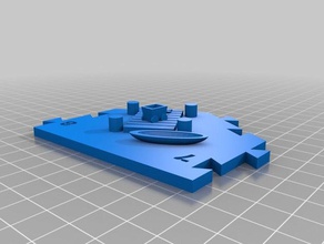 catan mavi x1 su 7-8 cevher noktası 3d baskı 3d print model - Mito3D
