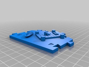 catan azul x1 agua 4-5 de madera del puerto 3d impresión 3d print model - Mito3D