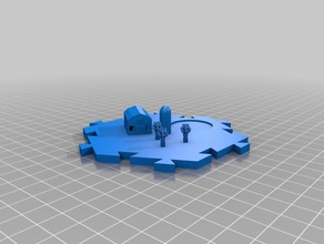 catan amarillo x4 trigo azulejo 3d impresión 3d print model - Mito3D