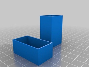slide box containers 3d print model - Mito3D