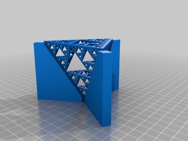 heidis angepasst sierpinski-tetrix math Kunst 3D print model - Mito3D