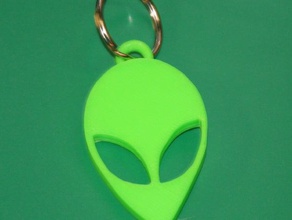extraterrestre de llavero llaveros 3d print model - Mito3D