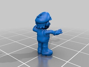 angry mario las esculturas nintendo 3d print model - Mito3D