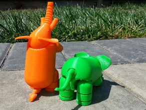 lfs elephant tails toys games 3d print model - Mito3D