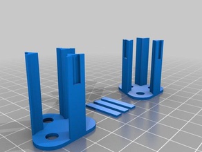 porta pilas substituição partes 3d print model - Mito3D