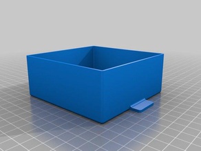 benim çekmece kutusu altıgen desen tarafı 40 uzun boylu özelleştirilmiş kaplar 3d print model - Mito3D