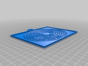 lithopane pent-labyrinth simon gossembrot elder 2d art customized 3d print model - Mito3D