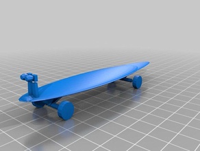 longboard 3d l'impression 3d print model - Mito3D