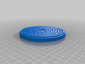 my customized stamp-o-matic pent labyrinth simon gossembrot elder signs logos 3d print model - Mito3D
