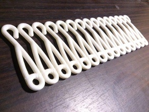 crochet de rideau ménage ikea 3d print model - Mito3D