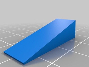 personalizable cuña de nivelación cosas como tembloroso baño cuarto personalizador 3d print model - Mito3D