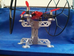 soporte de exhibición parrot rolling spider rc vehículos drone helicóptero robot 3d print model - Mito3D
