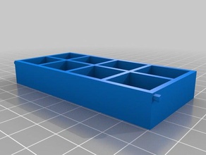 4 giorno della scatola pillola i contenitori personalizzato 3d print model - Mito3D
