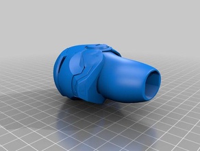 ironman pomello del cambio parti 3d print model - Mito3D