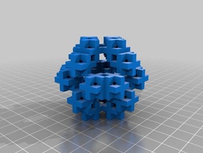geometrie fractale nv8 les mathématiques art cubique mb3d 3d print model - Mito3D