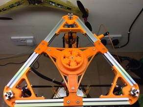 kossel mini soporte de bobina con emmetts dentada 3d la impresora accesorios filamento rodamiento 3d print model - Mito3D