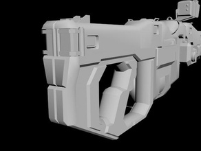 xo-16 chaingun 3d de la impresora accesorios Modelo titan titanfall 3d print model - Mito3D