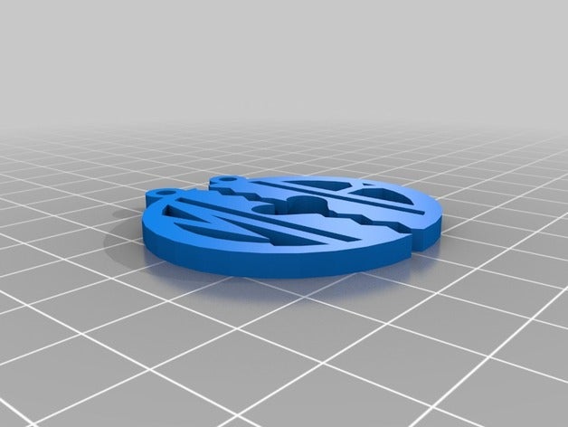 personalizzato metà cuore monogram pendant m&b gioielli 3D print model - Mito3D