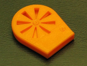 orange screamer wide-area annoyance device toys games noisemaker siren whistle 3d print model - Mito3D