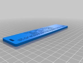 tupps Bagaj etiketi gu organizasyon özelleştirilmiş 3d print model - Mito3D