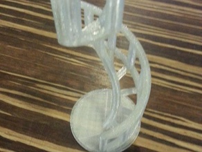 spiral staircase engineering 3d print model - Mito3D