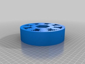 customized gear bearing d150mm tol 015 parts 3d print model - Mito3D