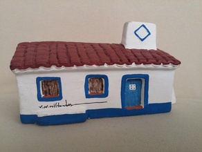 mil fontes evi binalar yapılar alentejo'nun tipik bir ev vila 3d print model - Mito3D