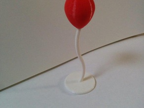 palloncino sculture aria ballon amore luft 3d print model - Mito3D