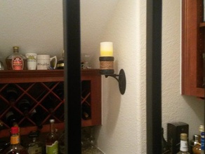 single gang wall mount light shelf wired decor 3d print model - Mito3D