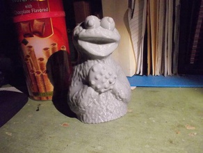 kurabiye canavarı yaratıklar frank oz şaşı göz muppet kukla susam Sokağı 3d print model - Mito3D