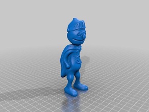 super grover creature 3d print model - Mito3D