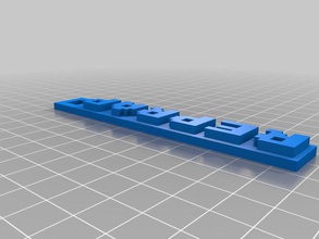 parametric name tag other openscad 3d print model - Mito3D