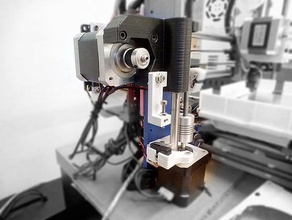 ajustável mecânica trava titular prusa i3 microinterruptor 3d a impressora partes batente 3d print model - Mito3D