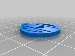 michelle pendant jewelry customized 3d print model - Mito3D