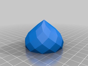 zonohedron 10-fold cap otros poliedros 3d print model - Mito3D