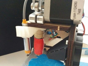 printrbot simple autoleveling probe mount 3d printer accessories 3dprint freecad 3d print model - Mito3D