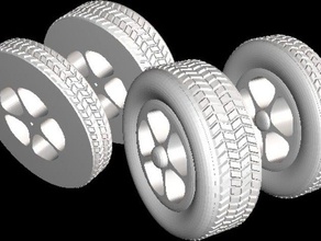 tire toys vehicles 3d print model - Mito3D