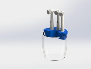 Zahnbürstenhalter oral-b Bad 3d print model - Mito3D