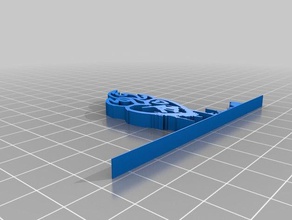 özelleştirilmiş şablon benim-o-matik sanat araçlar 3d print model - Mito3D