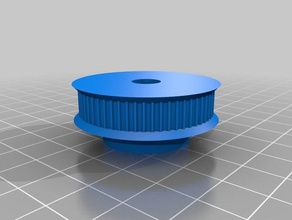 60 tooth gt2 pulley 8mm shaft 3d printer parts customized 3d print model - Mito3D