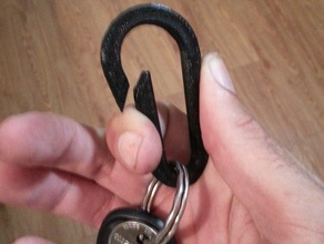 Schlüssel-Karabiner Schlüsselanhänger keychains-Halter Halter 3d print model - Mito3D