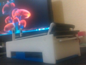 pilates reformador de la tarjeta negocios dispensador oficina 3d print model - Mito3D
