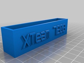 xteam titulaire de la carte bureau personnalisé 3d print model - Mito3D